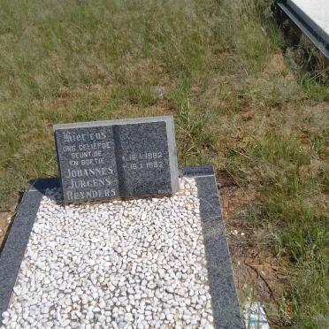 REYNDERS Johannes Jurgens 1982-1982