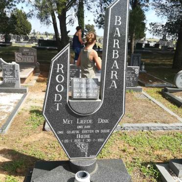 ROODT Barbara 1970-1993