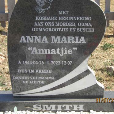 SMITH Anna Maria 1943-2022