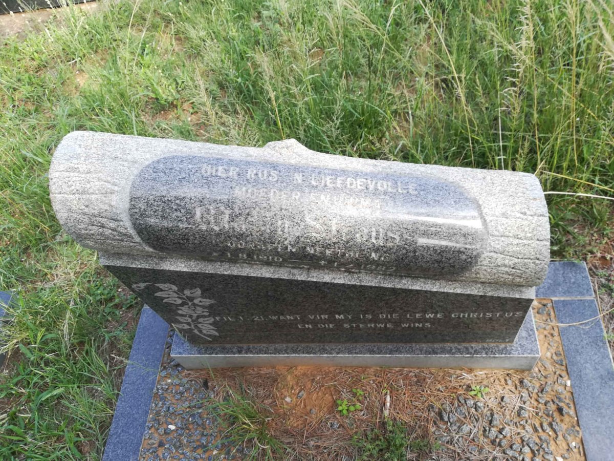 STRAUSS M? voorheen NEETHLING 1910-1982