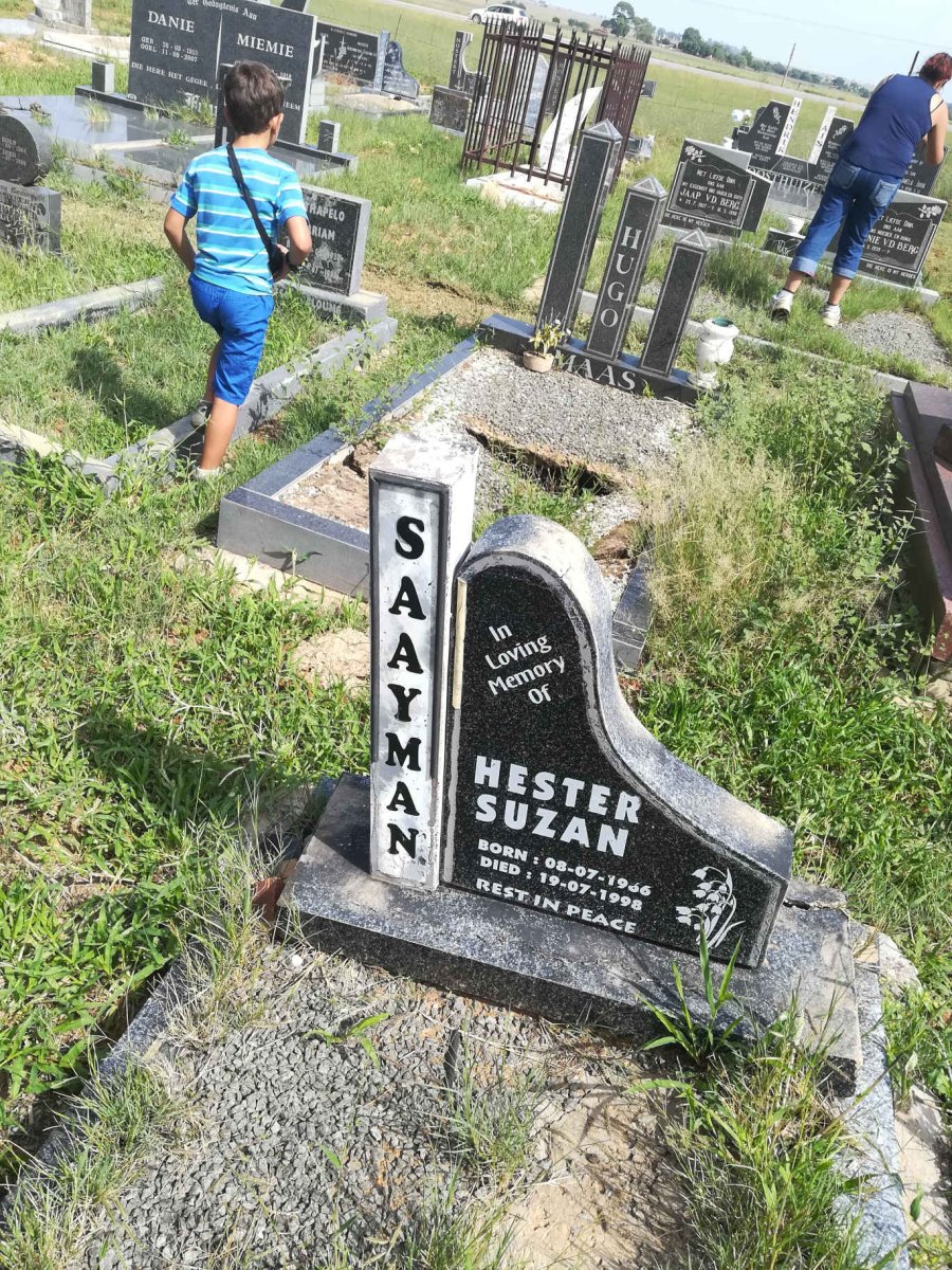 SAAYMAN Hester Suzan 1966-1998