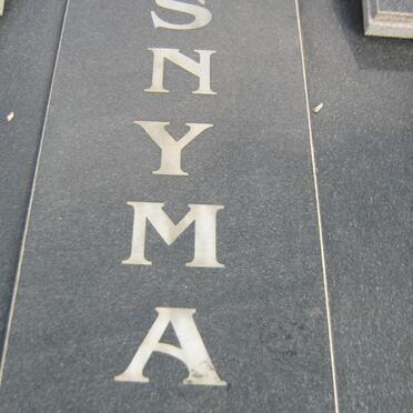 SNYMAN Gert Christoffel 1940- &amp; Johanna Adriana 1945-2002