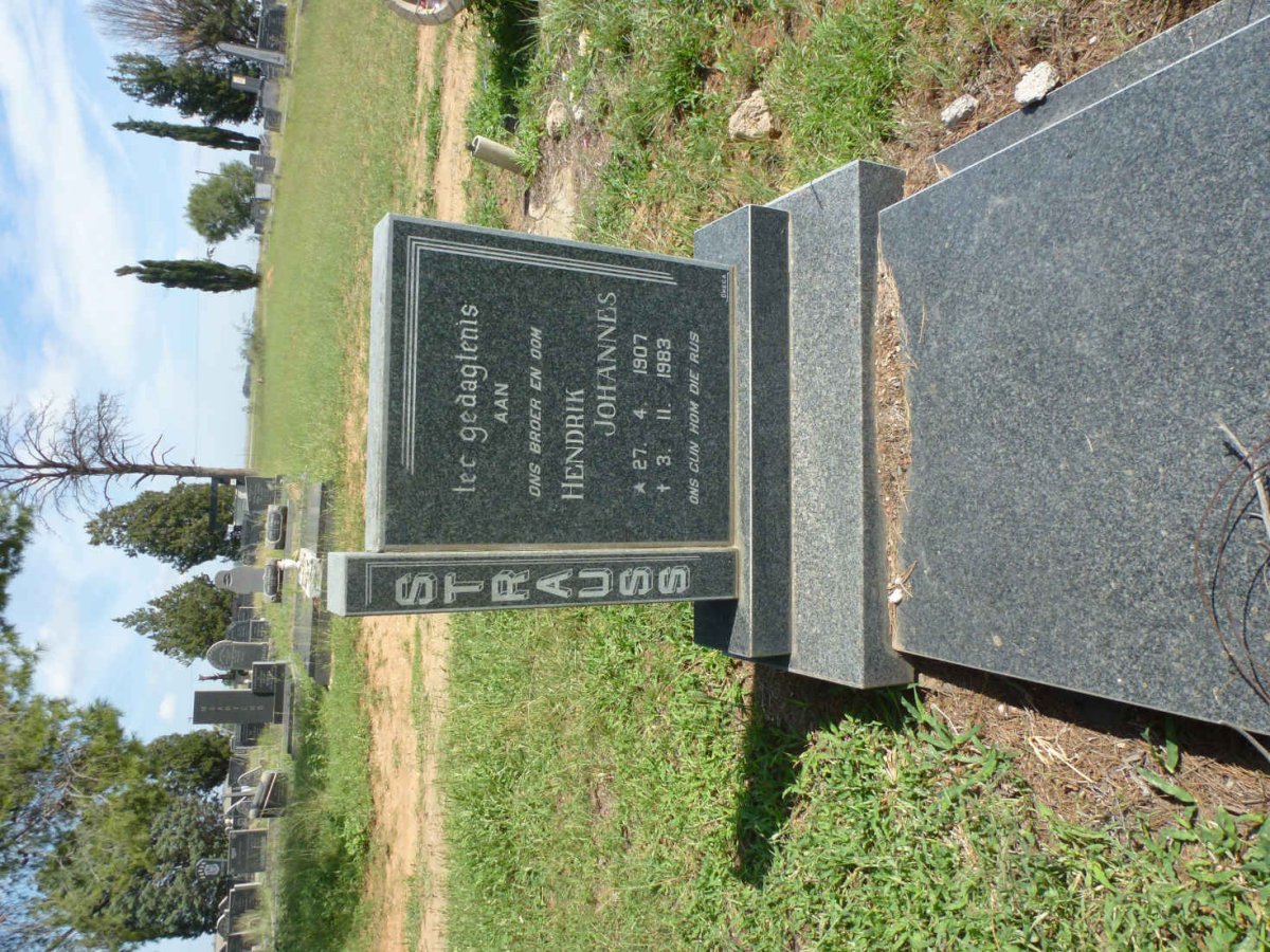 STRAUSS Hendrik Johannes 1907-1983