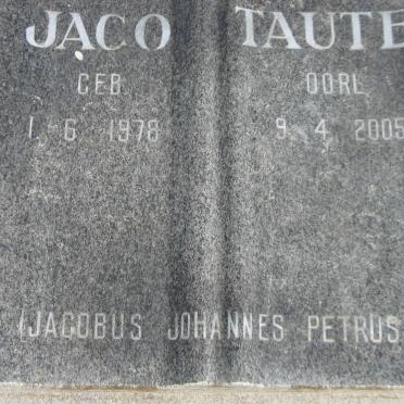 TAUTE Jacobus Johannes Petrus 1978-2005