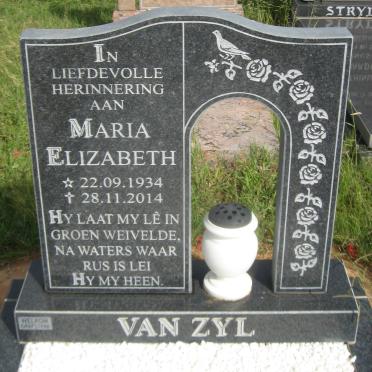 ZYL Maria Elizabeth, van 1934-2014