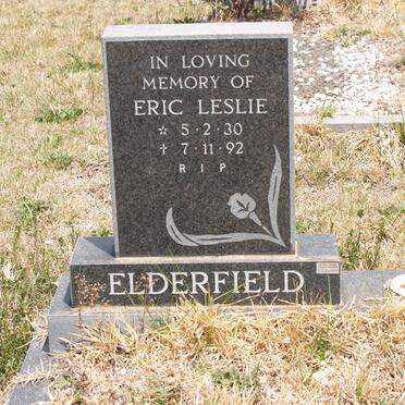 ELDERFIELD Eric Leslie 1930-1992