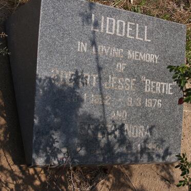 LIDDELL Robert Jesse 1892-1976 &amp; Eileen Nora 1903-1984
