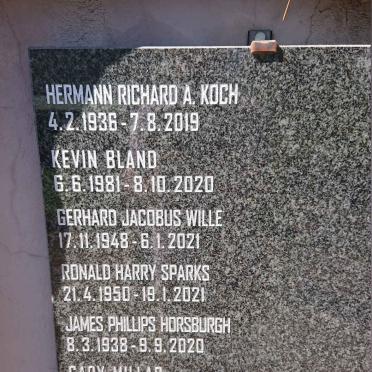 Free State, CLARENS, Methodist church, Memorial wall