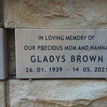 BROWN Gladys 1939-2021