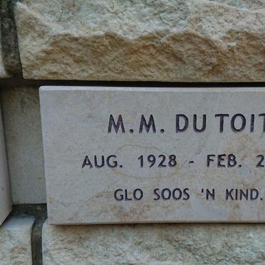 TOIT M.M., du 1928-2013