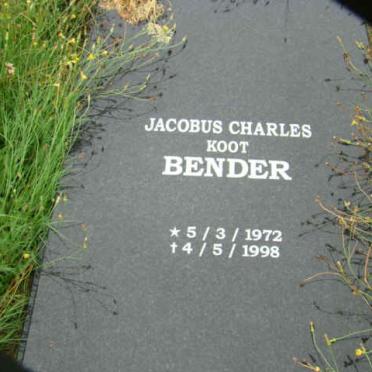 BENDER Jacobus Charles 1972-1998