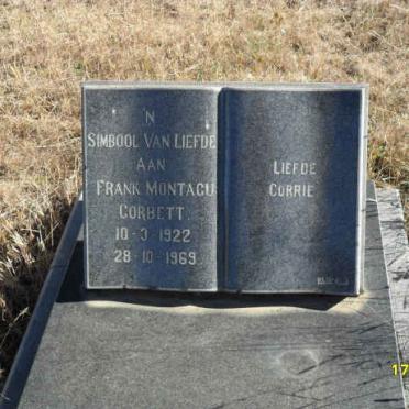 CORBETT Frank Montague 1922-1969