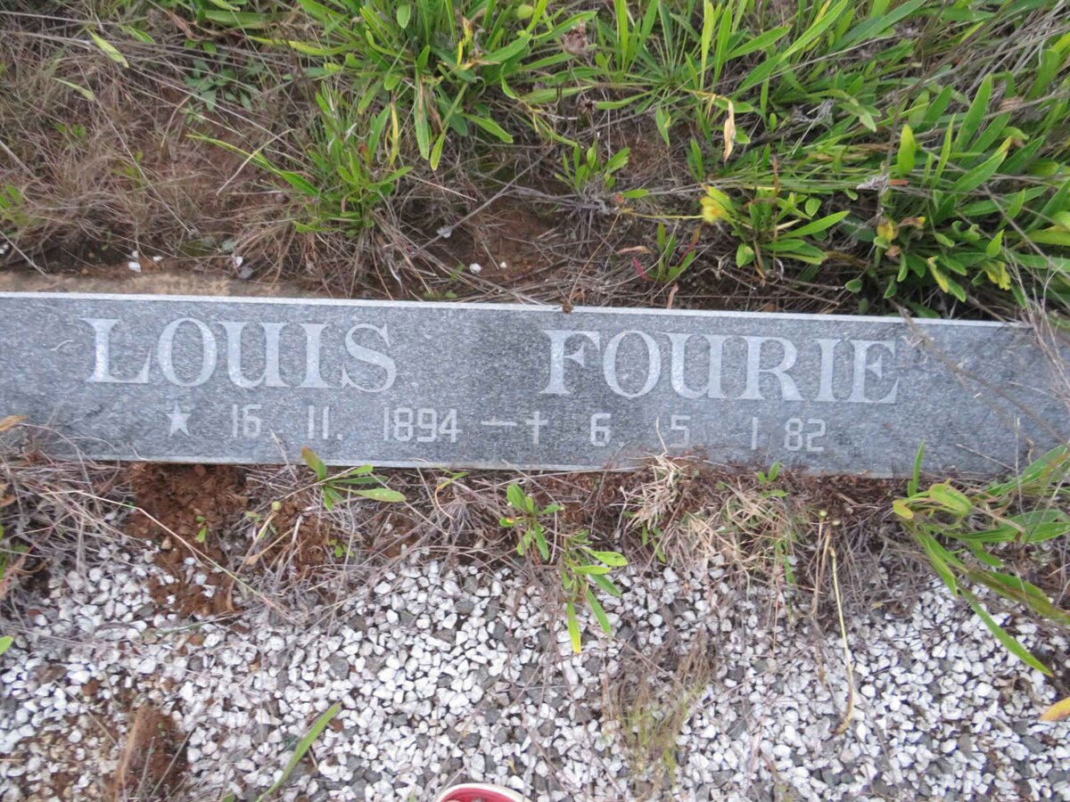FOURIE Louis 1894-1982