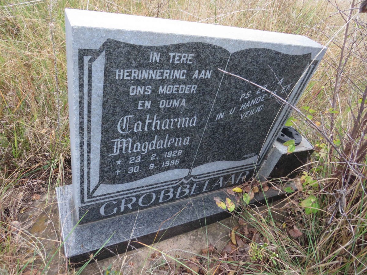 GROBBELAAR Catharina Magdalena 1928-1995