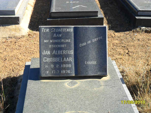 GROBBELAAR Jan Albertus 1908-1976