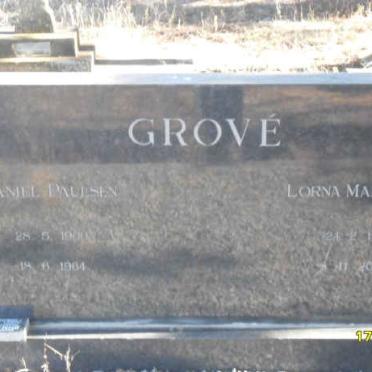 GROVÉ Daniel Paulsen 1900-1984 &amp; Lorna Margaret 1911-2000