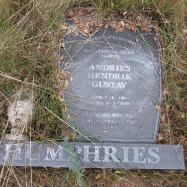 HUMPHRIES Andries Hendrik Gustav 1914-1998