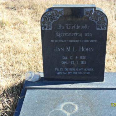 HORN Jan M.L. 1932-1965
