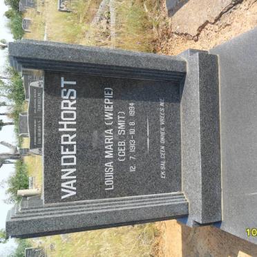 HORST Louisa Maria, van der nee SMIT 1913-1994