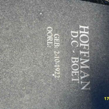 HOFFMAN D.C. 1922- &amp; H.S. 1926-1997