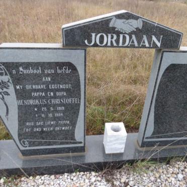 JORDAAN Hendrikus Christoffel 1919-1984