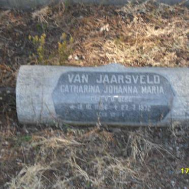 JAARSVELD Catharina Johanna Maria, van nee V.D.BERG 1896-1972