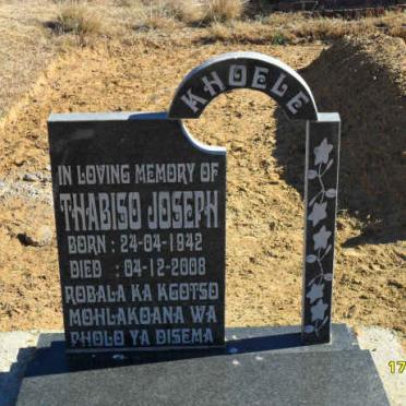 KHOELE Thabiso Joseph 1942-2008