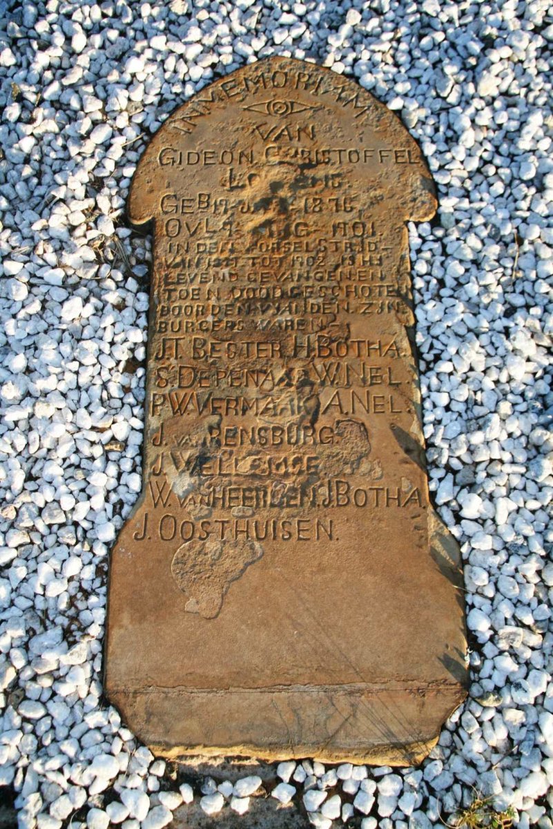 LOURENS Gideon Christoffel 1876-1901