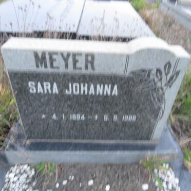 MEYER Sara Johanna 1894-1988