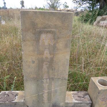 MARAIS Barend Pieter 193?-1993 &amp; Doreen Magdalena 1940- _1