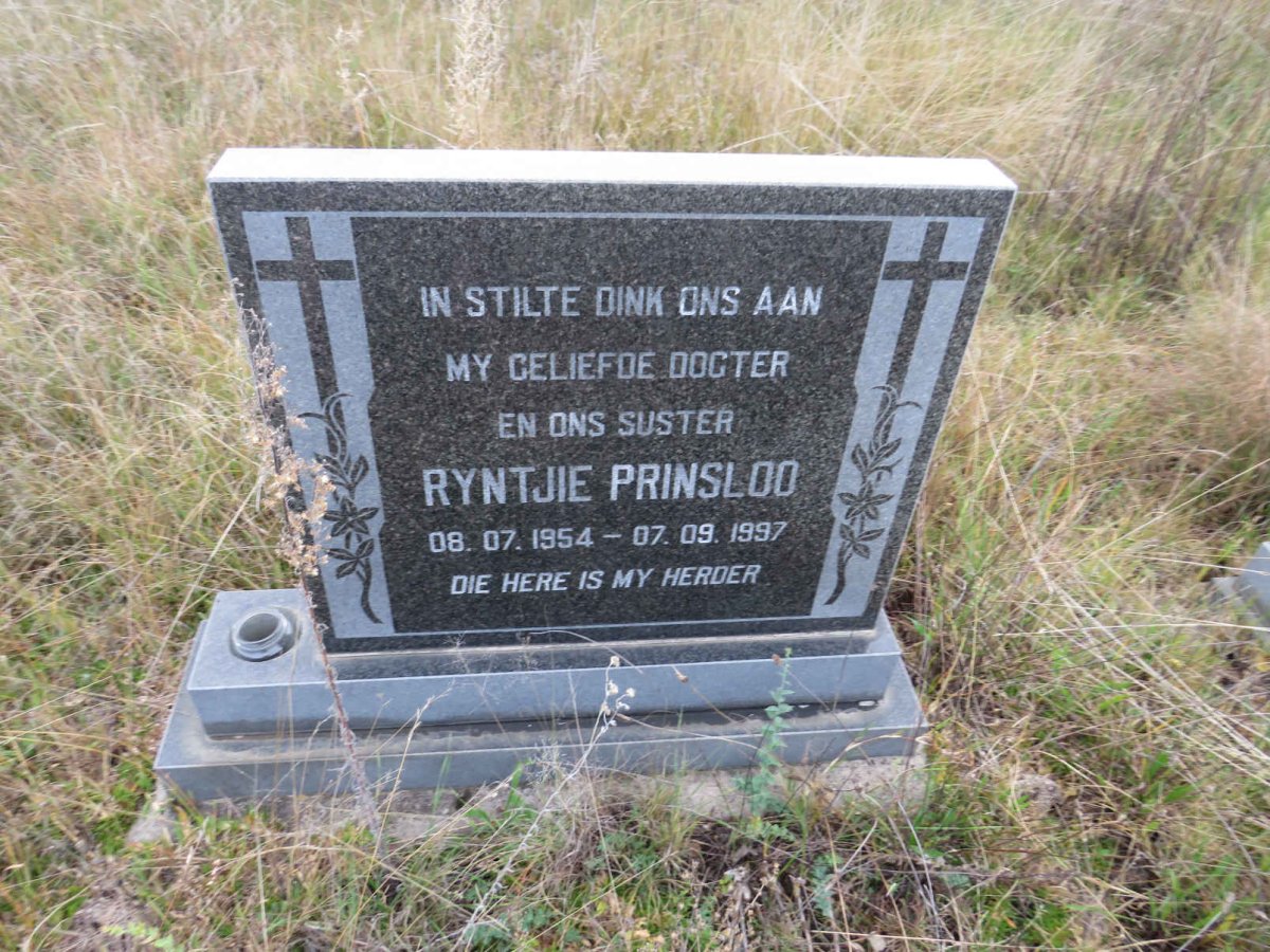 PRINSLOO Ryntjie 1954-1997