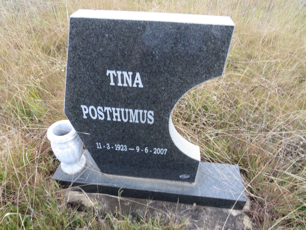 POSTHUMUS Tina 1923-2007