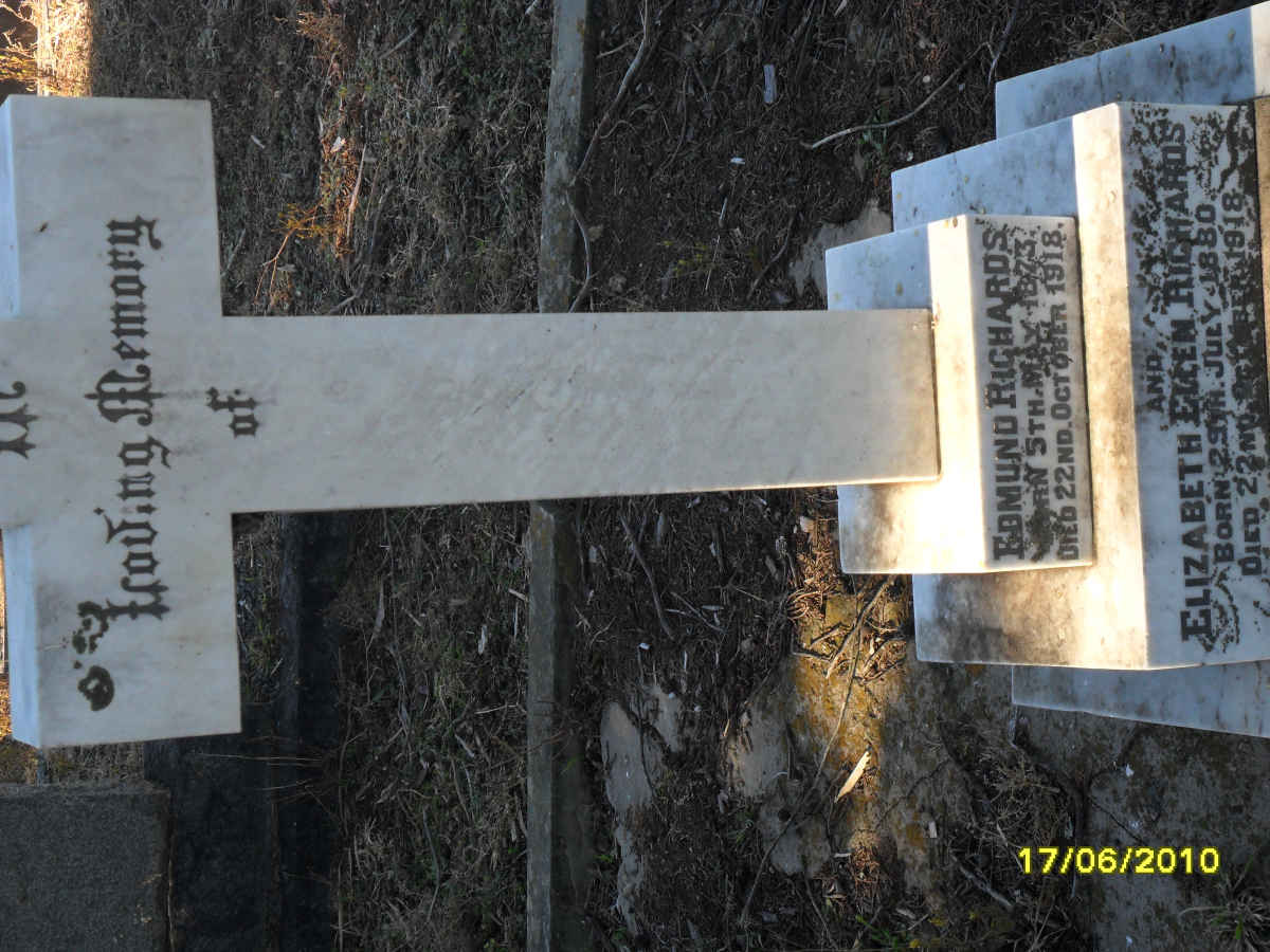 RICHARDS Edmund 1973-1918 &amp; Elizabeth Ellen 1880-1918