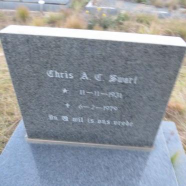 SWART Chris A.? 1931-1979