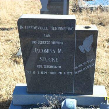 STUCKE Jacomina M. nee ESTERHUIZEN 1904-1977