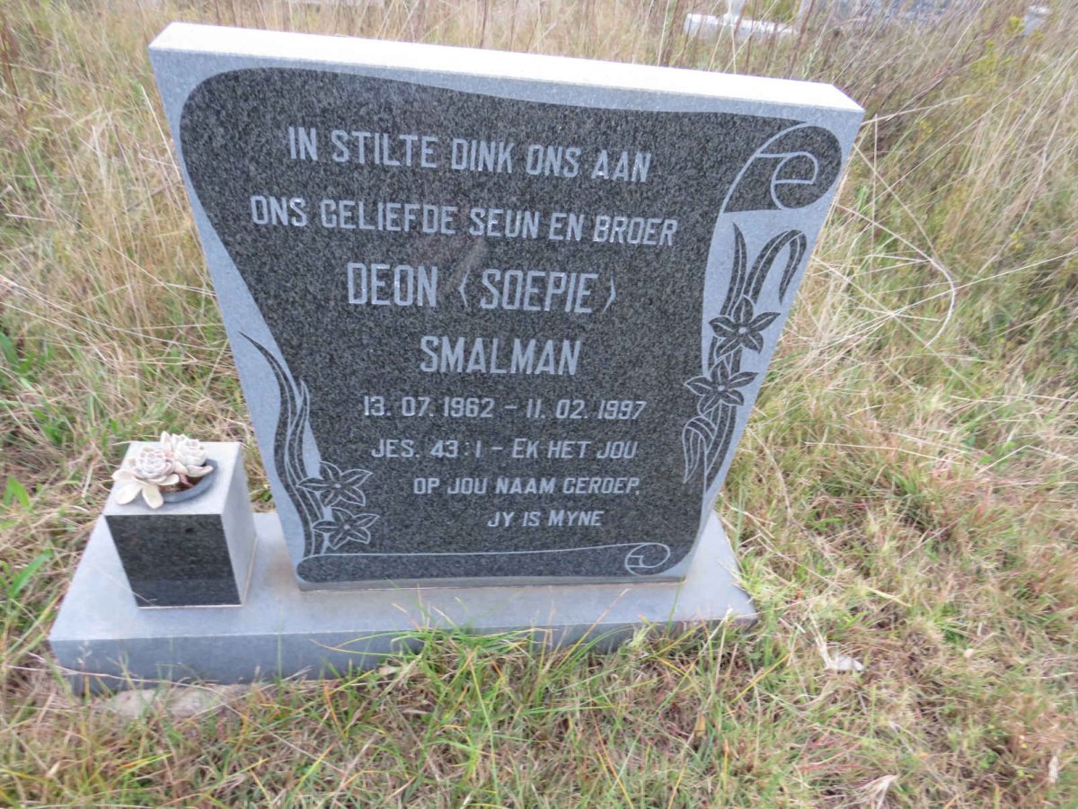 SMALMAN Deon 1962-1997
