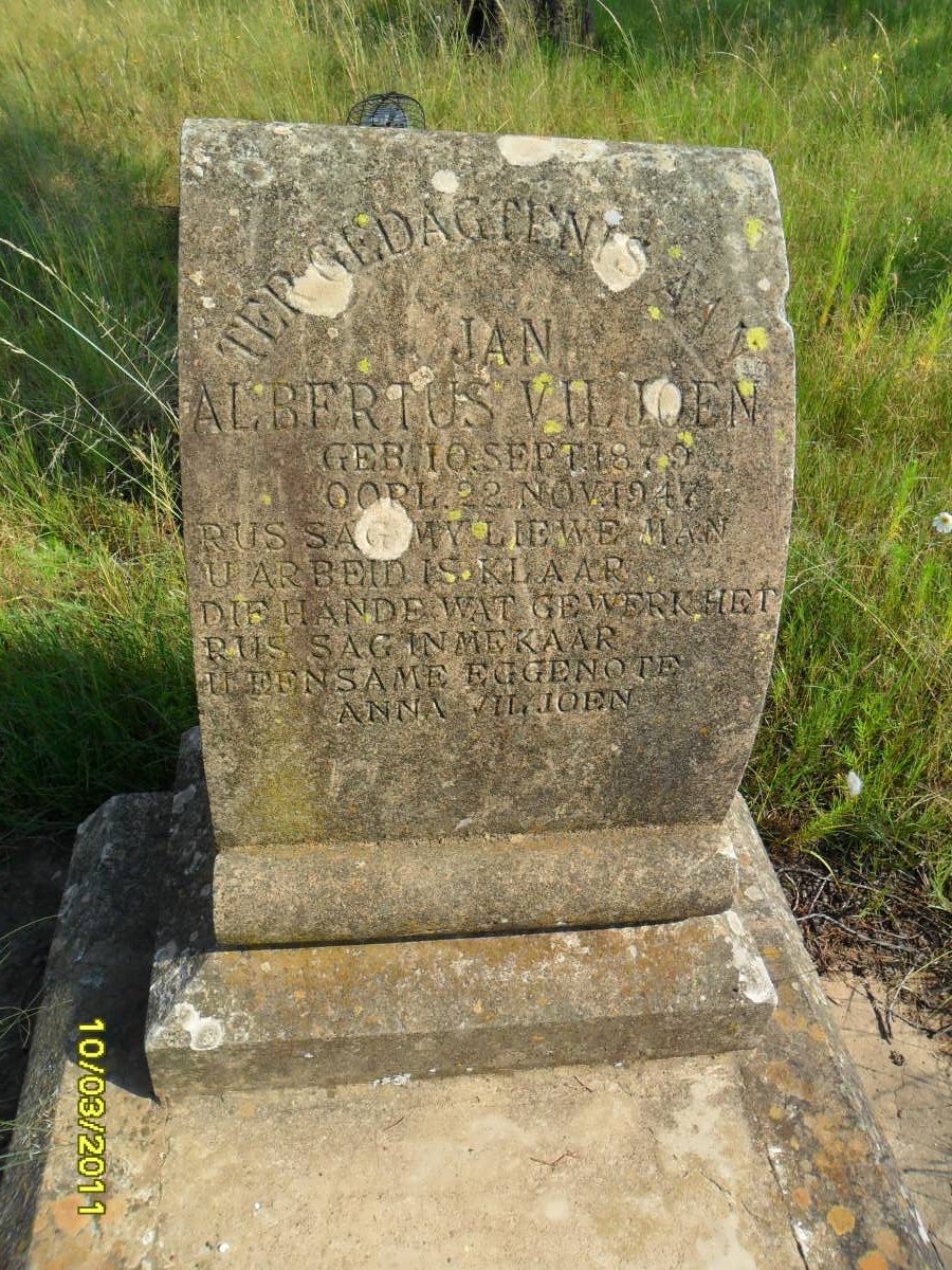 VILJOEN Jan Albertus 1879-1947