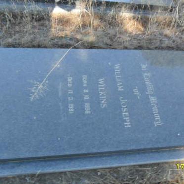 WILKINS William Joseph 1886-1981