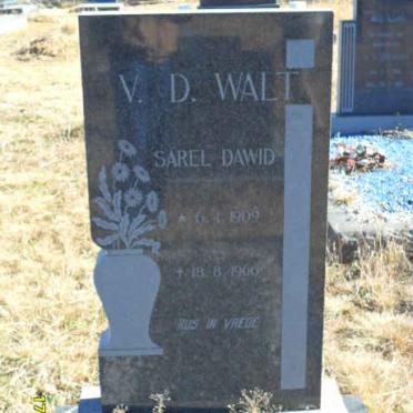 WALT Sarel Dawid, van der 1909-1966