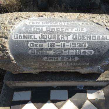 ODENDAAL Daniel Joubert 1930-1943