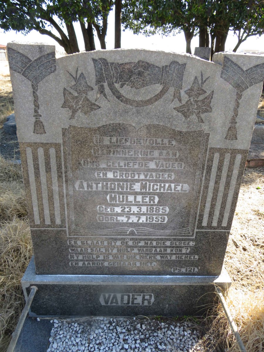 MULLER Anthonie Michael 1885-1959