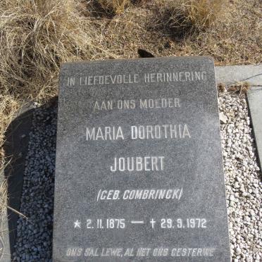 JOUBERT Maria Dorothea nee COMBRINCK 1875-1972