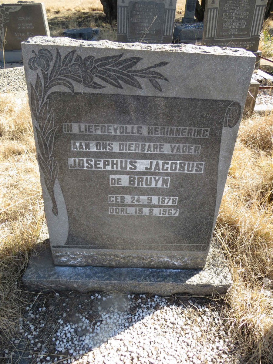 BRUYN Josephus Jacobus, de 1878-1967