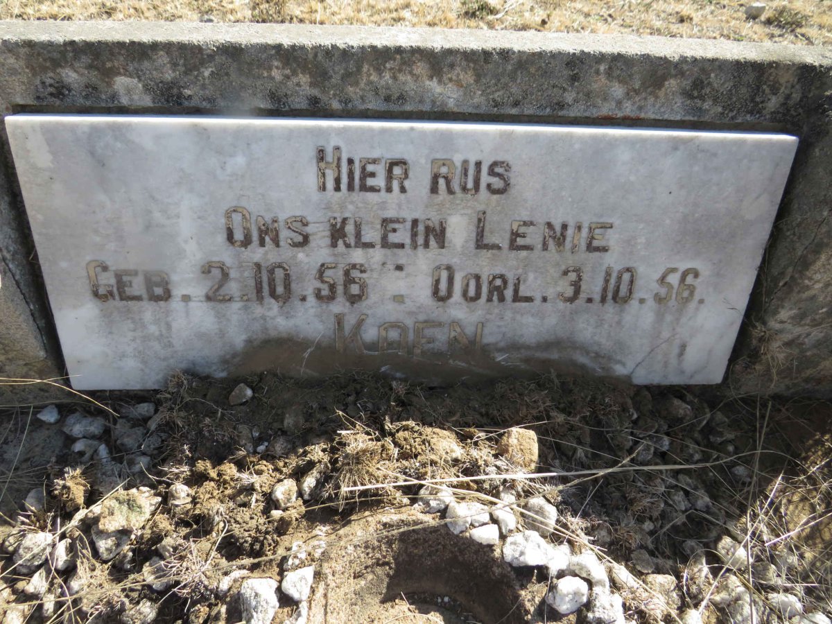 KOEN Lenie 1956-1956