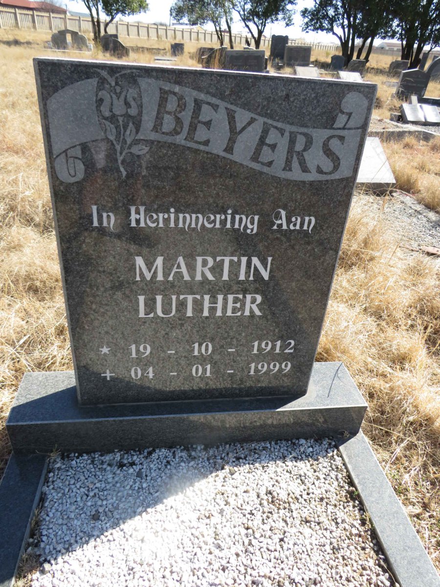 BEYERS Martin Luther 1912-1999