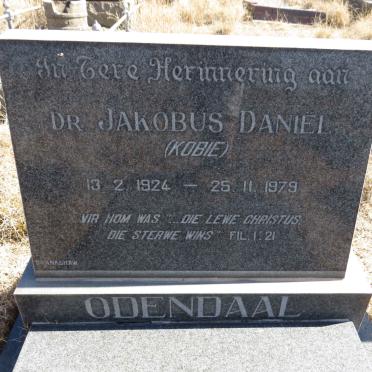 ODENDAAL Jacobus Daniel 1924-1979