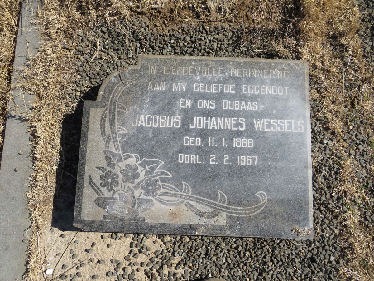 WESSELS Jacobus Johannes 1888-1967