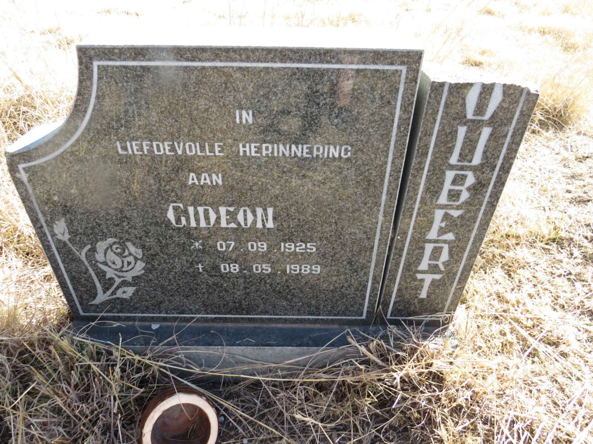 JOUBERT Gideon 1925-1989