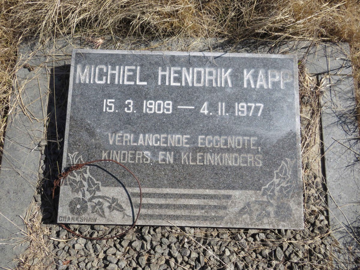 KAPP Michiel Hendrik 1909-1977