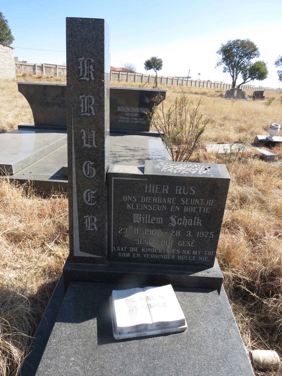 KRUGER Willem Schalk 1967-1975